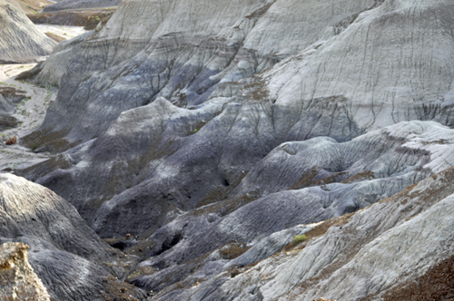 cone-shaped hills at Blue Mesa
